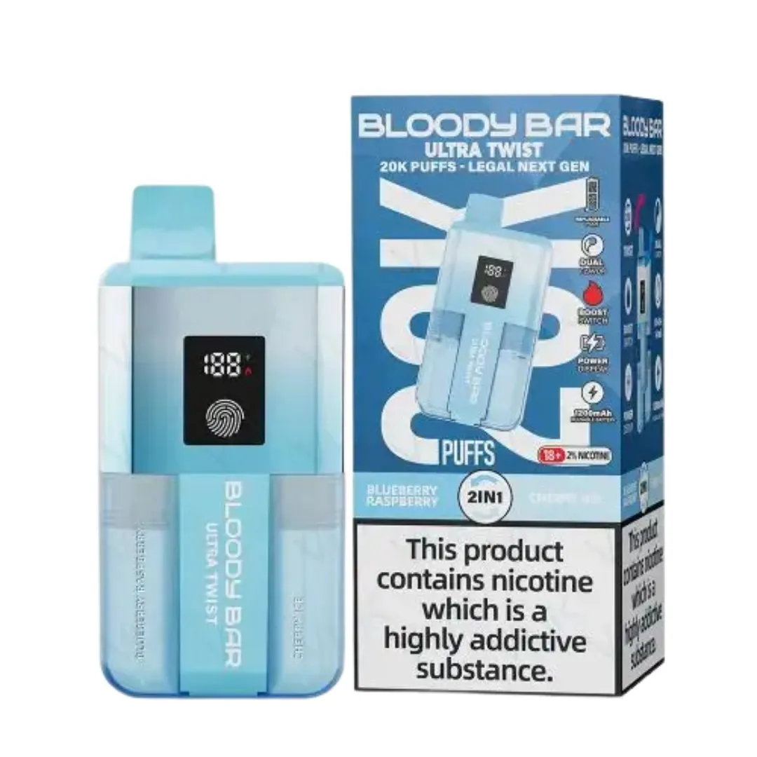 Buy Bloody Bar Ultra Twist 20K Vape | £12.99 - Vape Fair