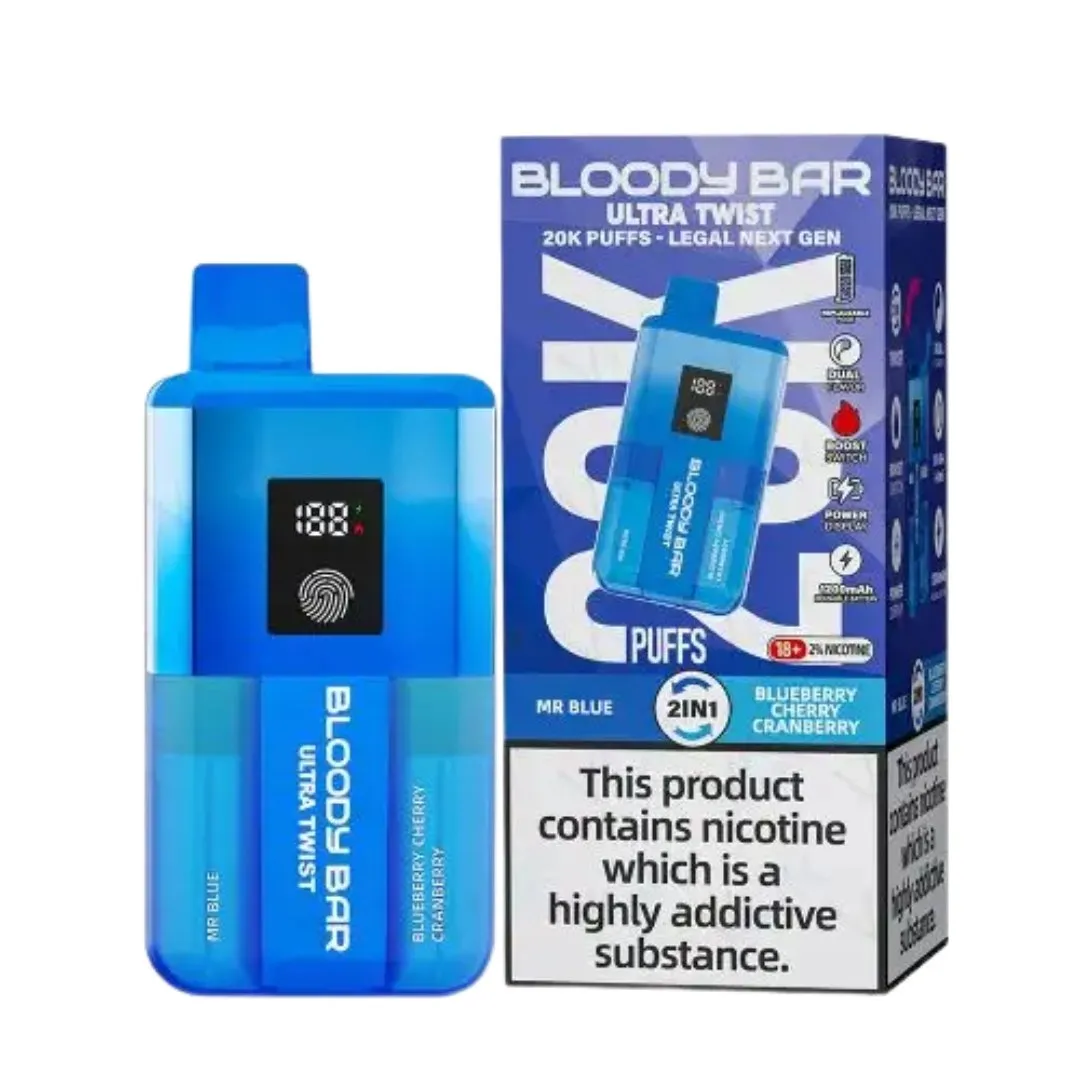 Buy Bloody Bar Ultra Twist 20K Vape | £12.99 - Vape Fair