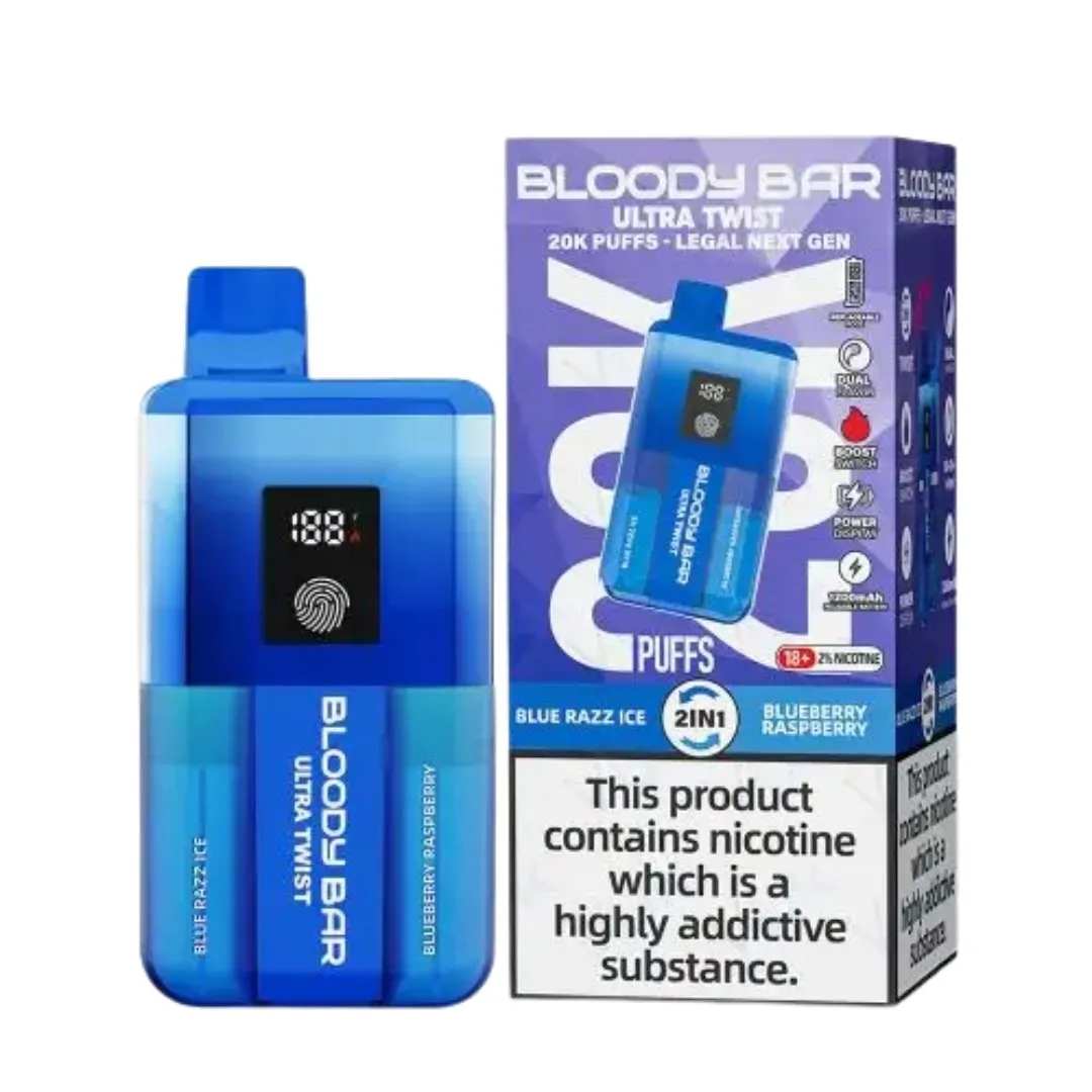 Buy Bloody Bar Ultra Twist 20K Vape | £12.99 - Vape Fair
