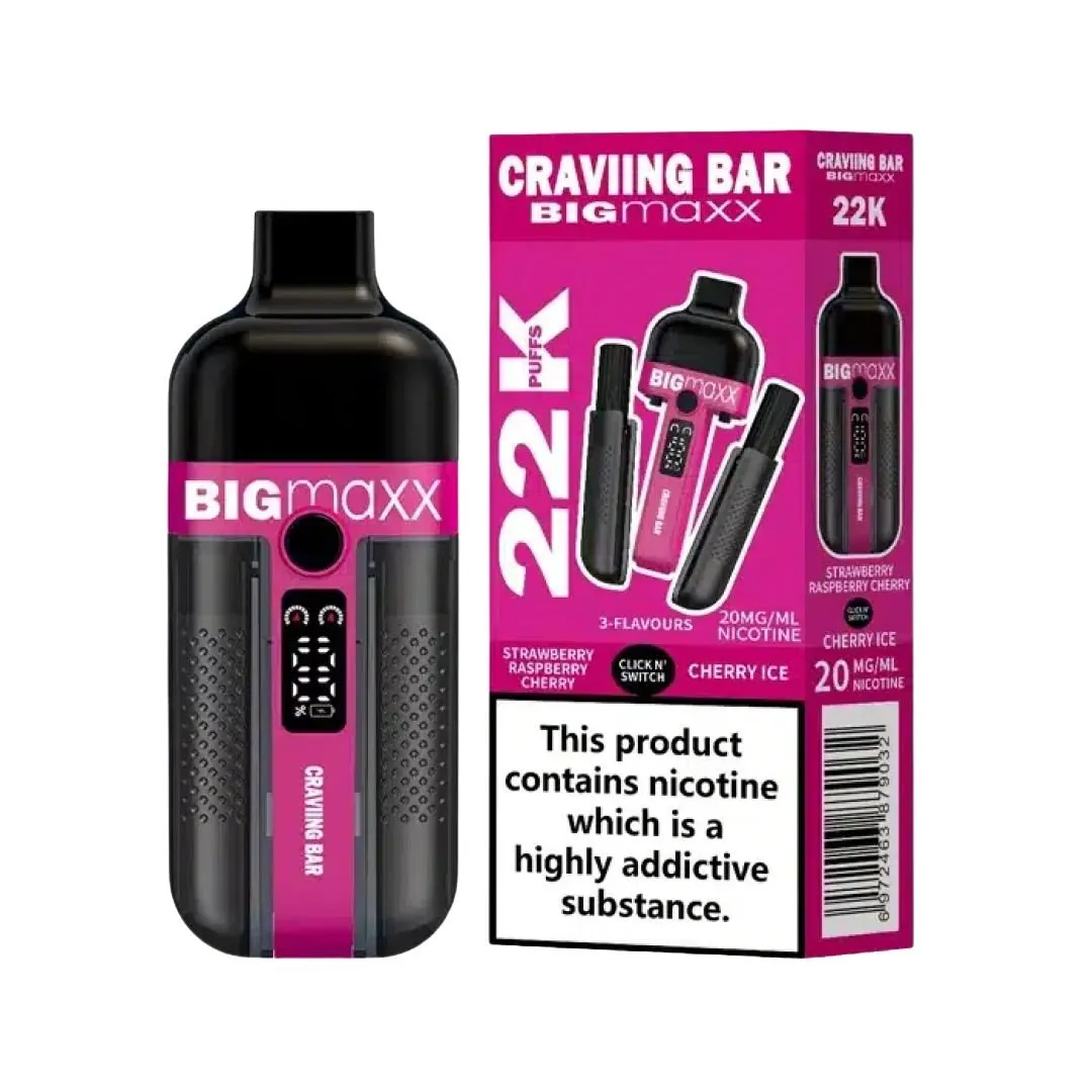 Buy Craving Bar Big Maxx 22k Kit £11.00 | Vape Fair