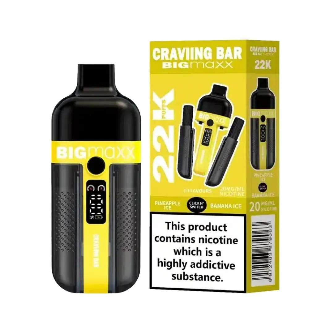 Buy Craving Bar Big Maxx 22k Kit £11.00 | Vape Fair