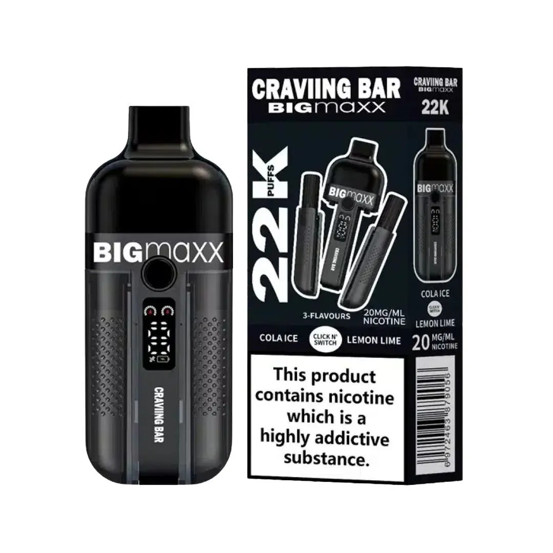 Buy Craving Bar Big Maxx 22k Kit £11.00 | Vape Fair