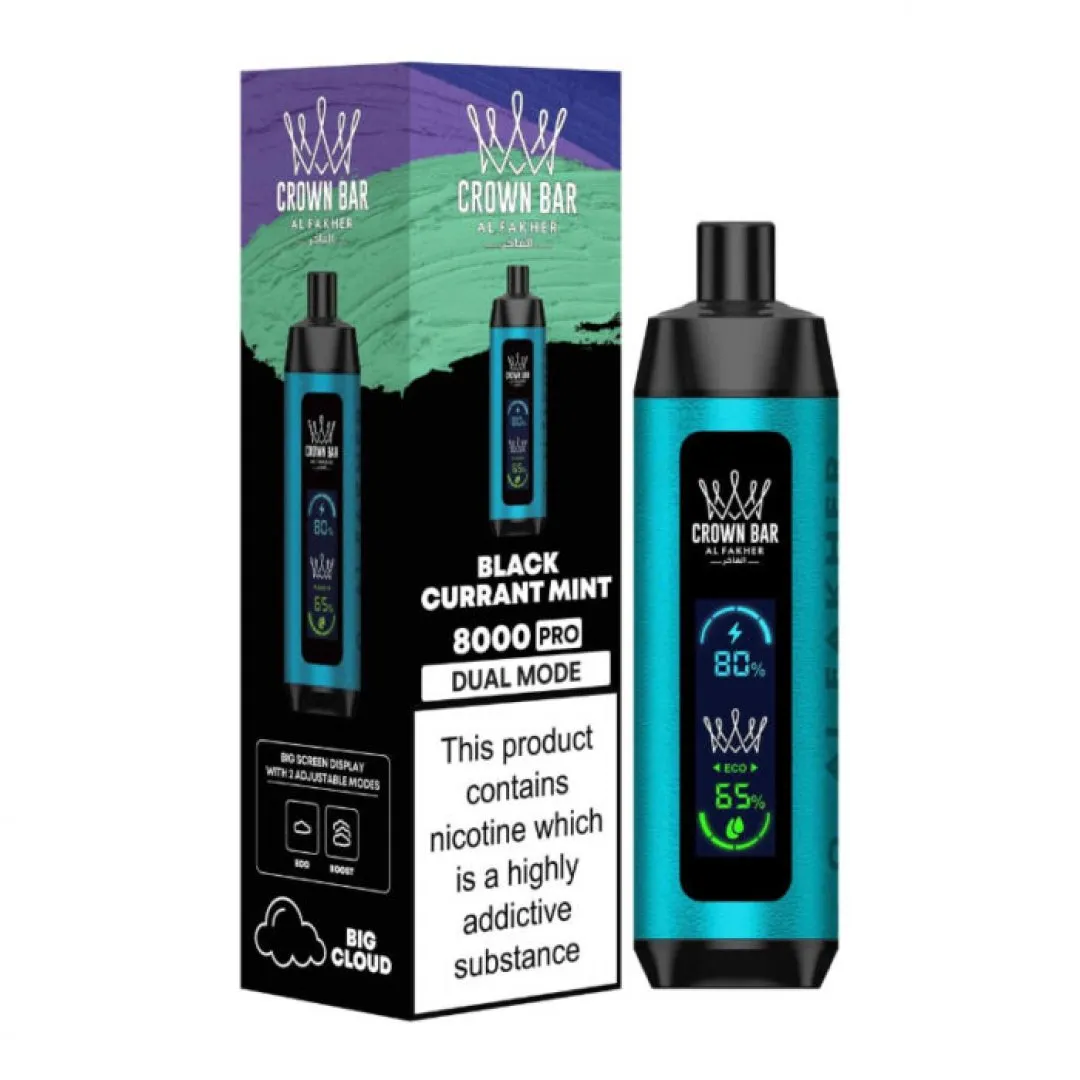 Buy Al Fakher Crown Bar 8000 Pro | £8.79 - Vape Fair