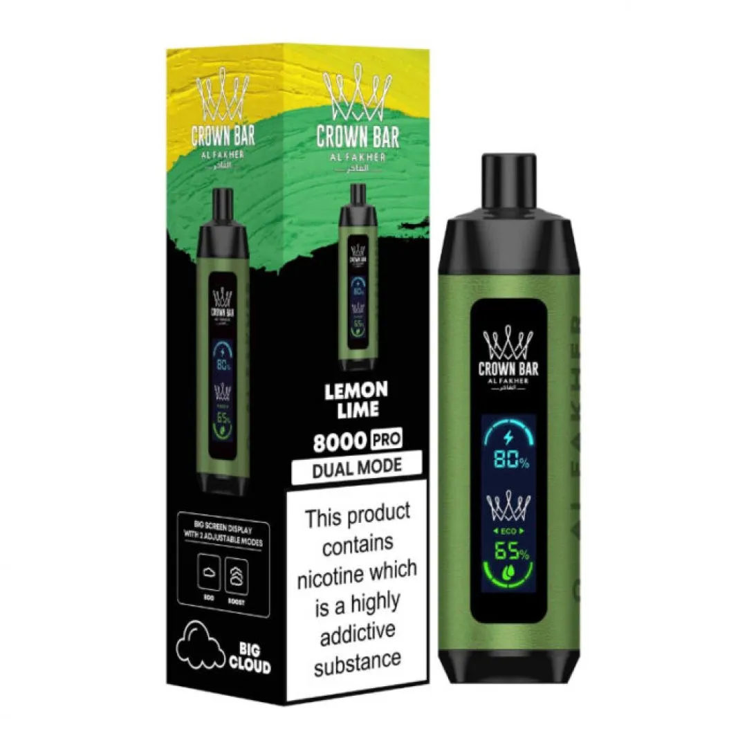 Buy Al Fakher Crown Bar 8000 Pro | £8.79 - Vape Fair