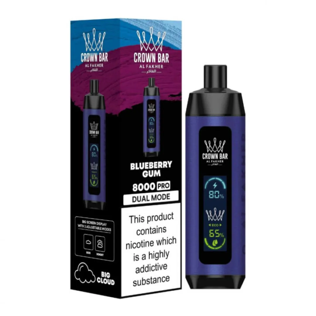 Buy Al Fakher Crown Bar 8000 Pro | £8.79 - Vape Fair