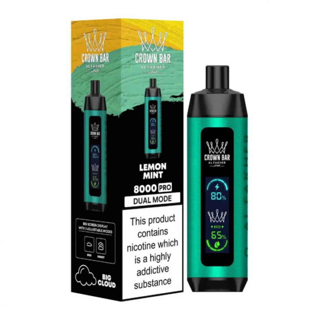 Buy Al Fakher Crown Bar 8000 Pro | £8.79 - Vape Fair