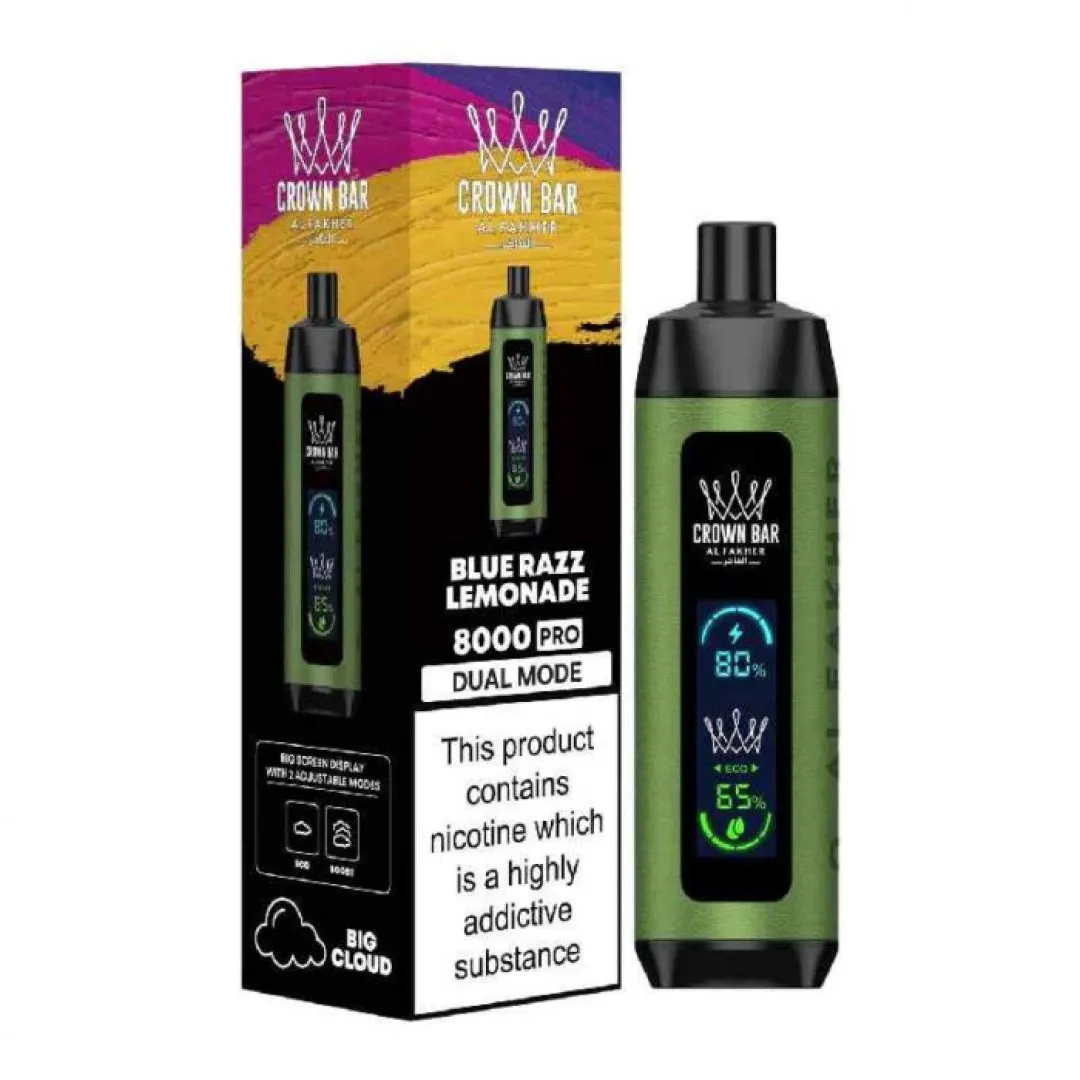 Buy Al Fakher Crown Bar 8000 Pro | £8.79 - Vape Fair