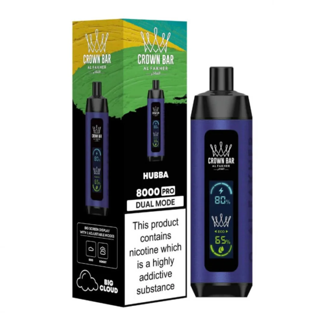 Buy Al Fakher Crown Bar 8000 Pro | £8.79 - Vape Fair