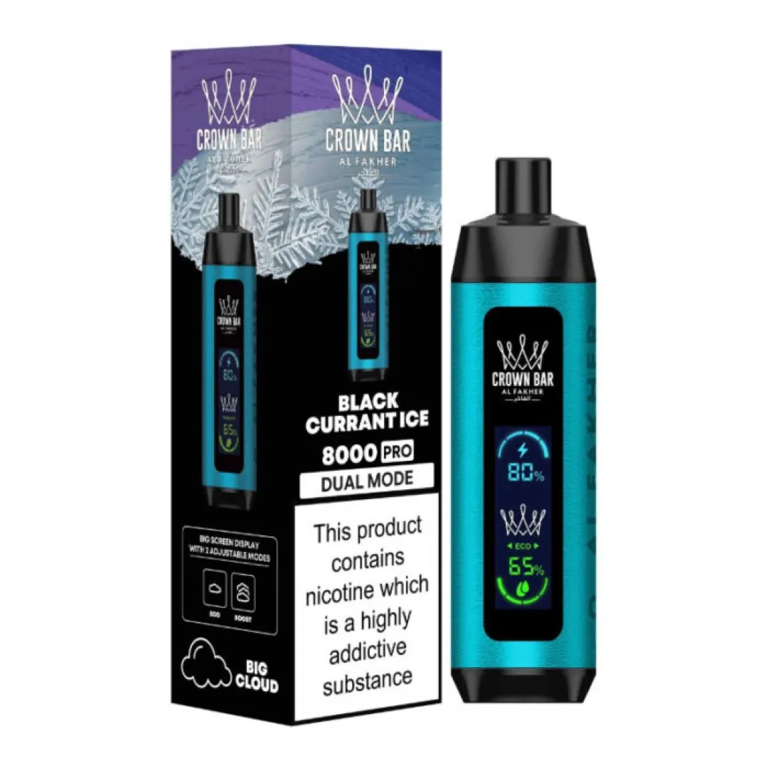 Buy Al Fakher Crown Bar 8000 Pro | £8.79 - Vape Fair
