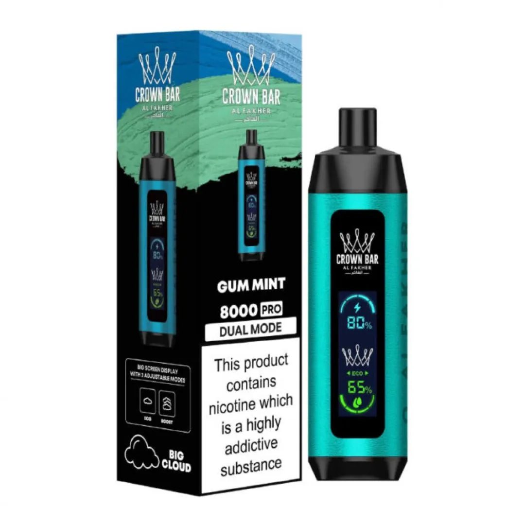 Buy Al Fakher Crown Bar 8000 Pro | £8.79 - Vape Fair
