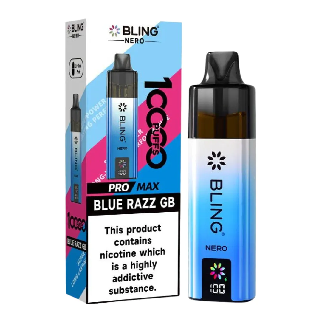 Buy Crystal Bling Nero 10000 Puffs Kit | £7.79 - Vape Fair