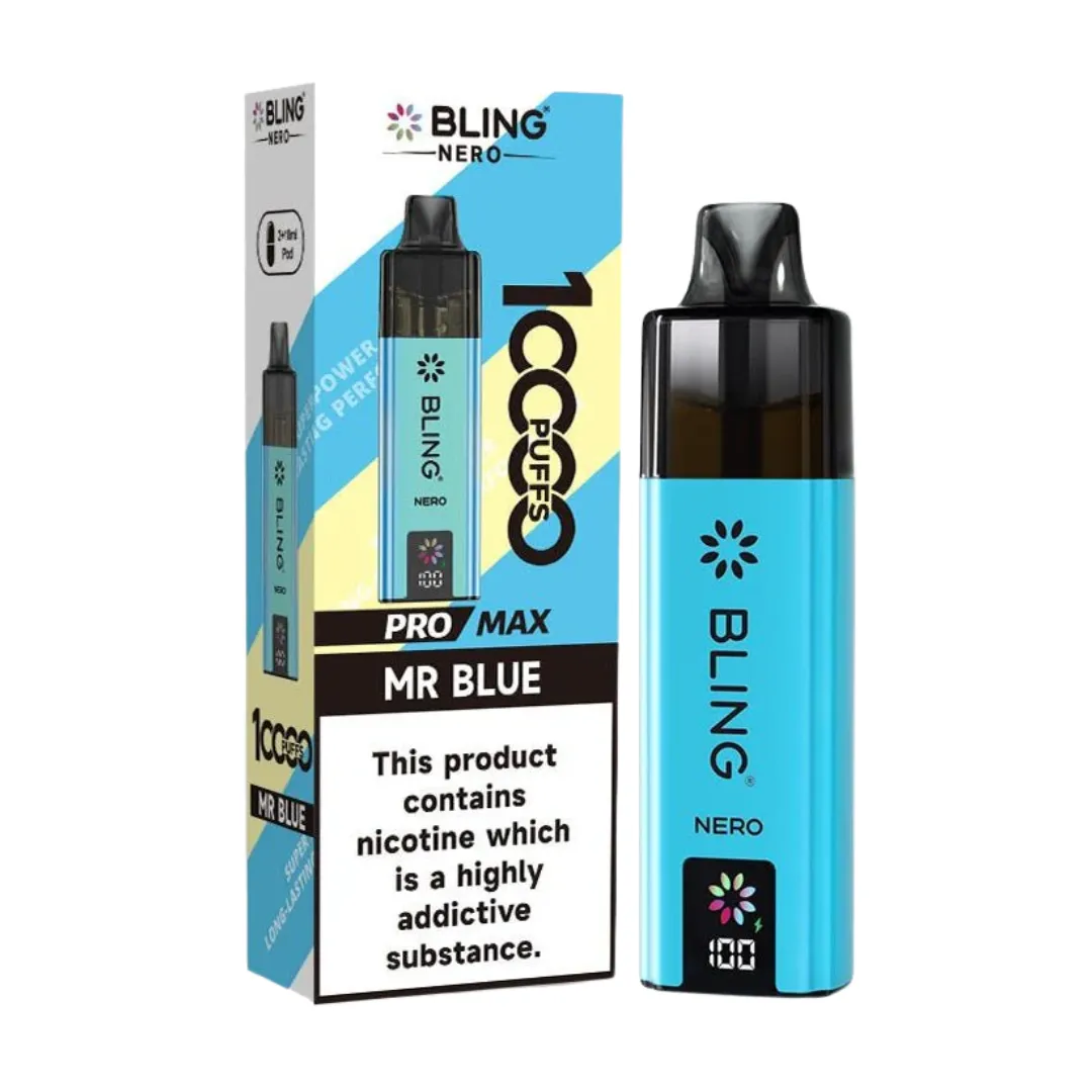 Buy Crystal Bling Nero 10000 Puffs Kit | £7.79 - Vape Fair