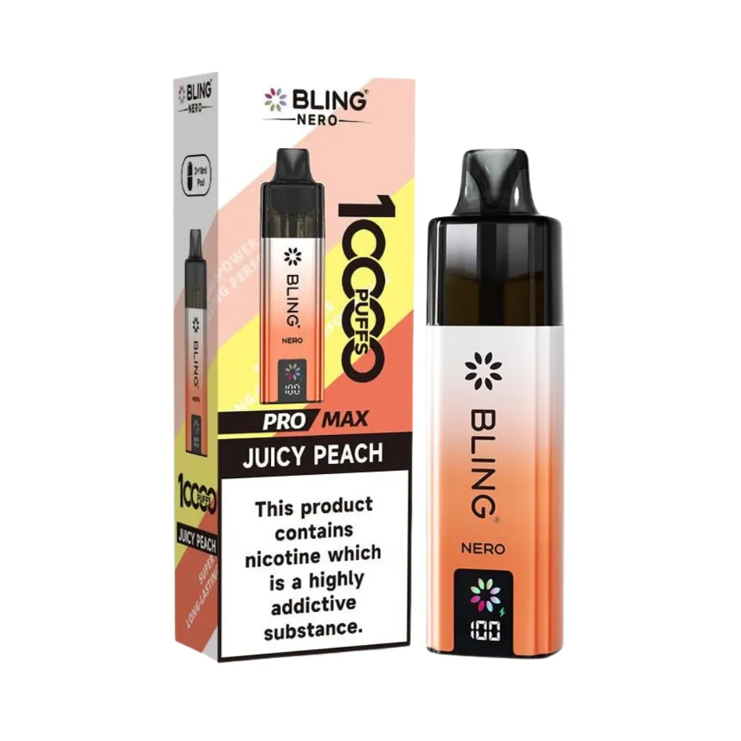 Buy Crystal Bling Nero 10000 Puffs Kit | £7.79 - Vape Fair