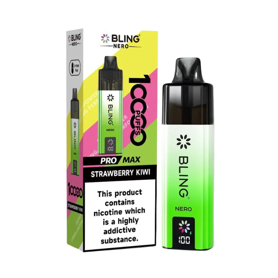 Buy Crystal Bling Nero 10000 Puffs Kit | £7.79 - Vape Fair