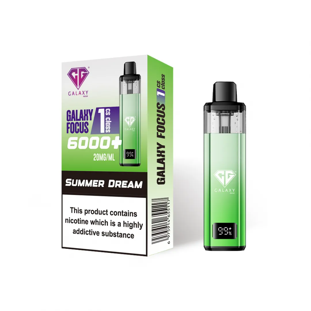 Buy Crystal Galaxy Focus 1 6000 Puffs Pod Kit - Vape Fair