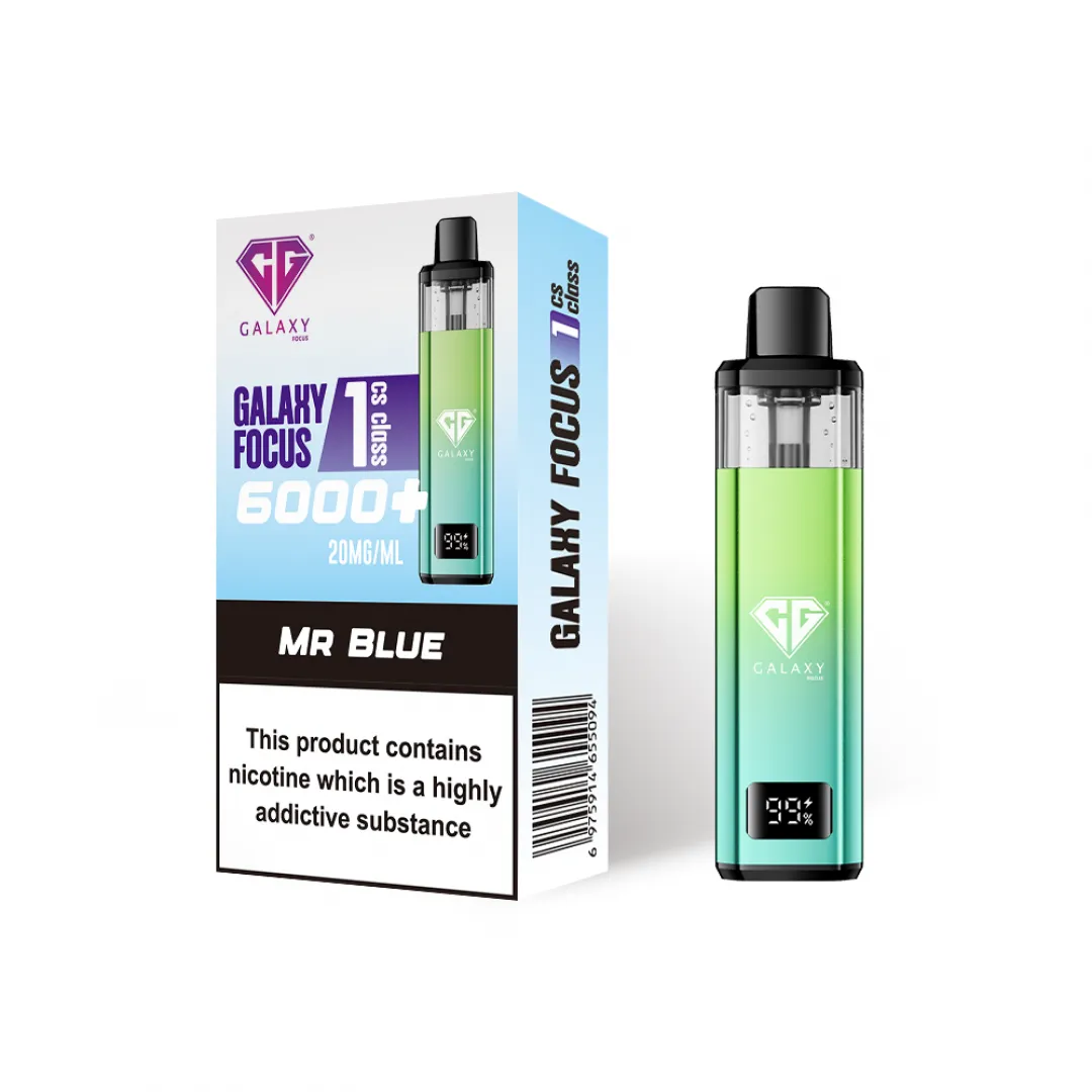 Buy Crystal Galaxy Focus 1 6000 Puffs Pod Kit - Vape Fair
