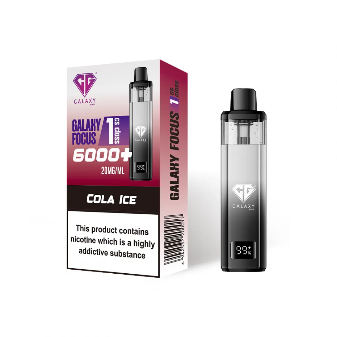 Buy Crystal Galaxy Focus 1 6000 Puffs Pod Kit - Vape Fair