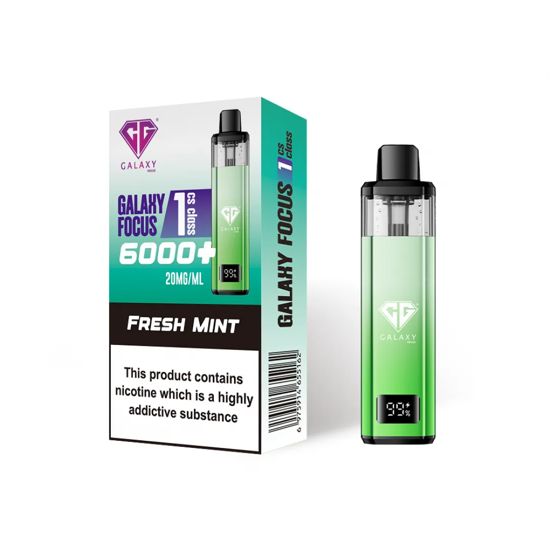 Buy Crystal Galaxy Focus 1 6000 Puffs Pod Kit - Vape Fair