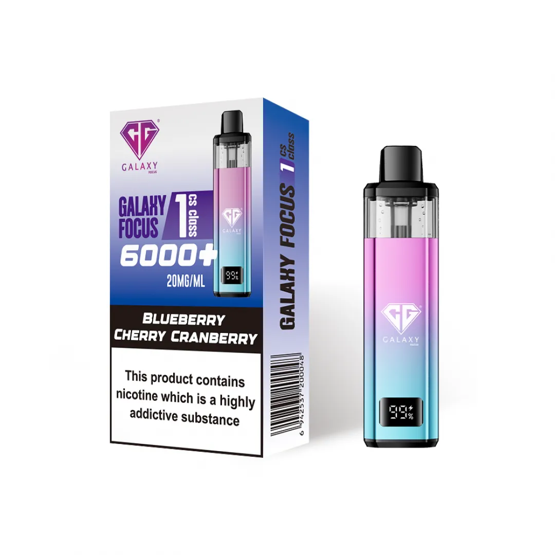 Buy Crystal Galaxy Focus 1 6000 Puffs Pod Kit - Vape Fair