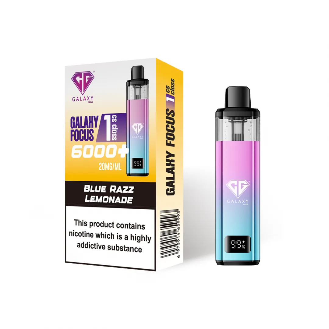 Buy Crystal Galaxy Focus 1 6000 Puffs Pod Kit - Vape Fair