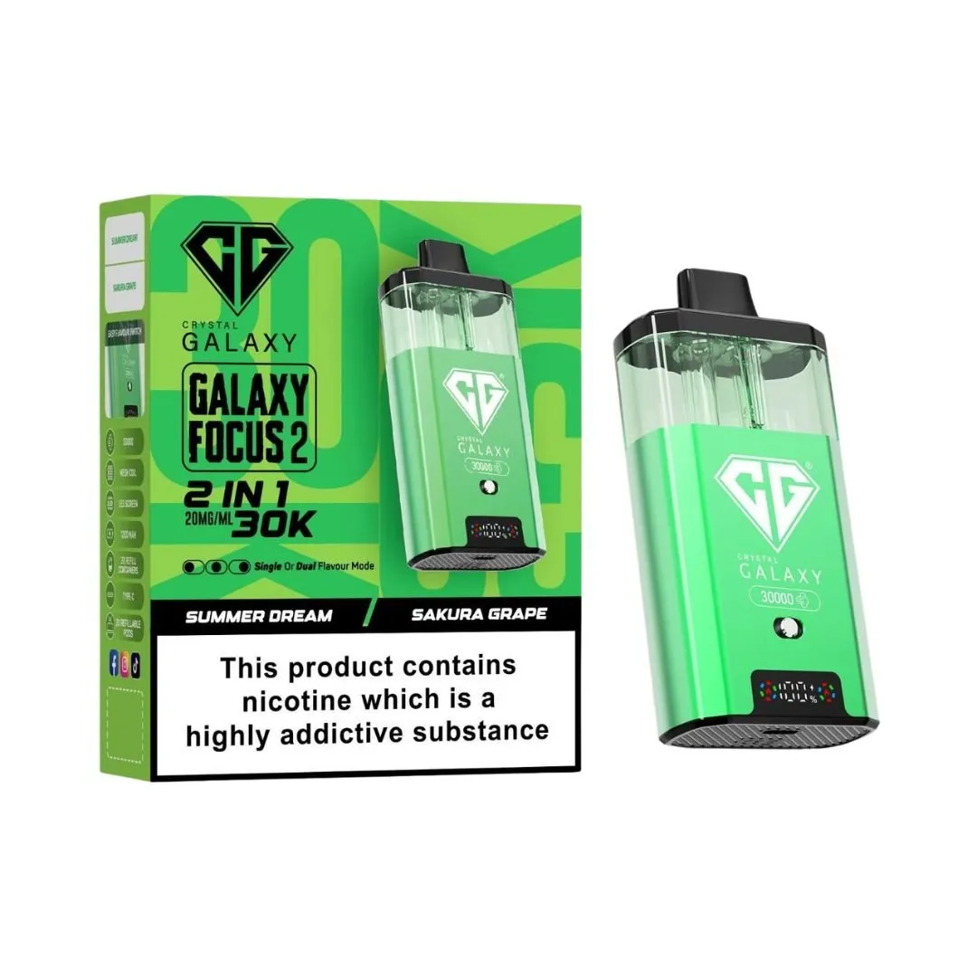 Buy Crystal Galaxy Focus 2 30K Kit | £8.49 - Vape Fair