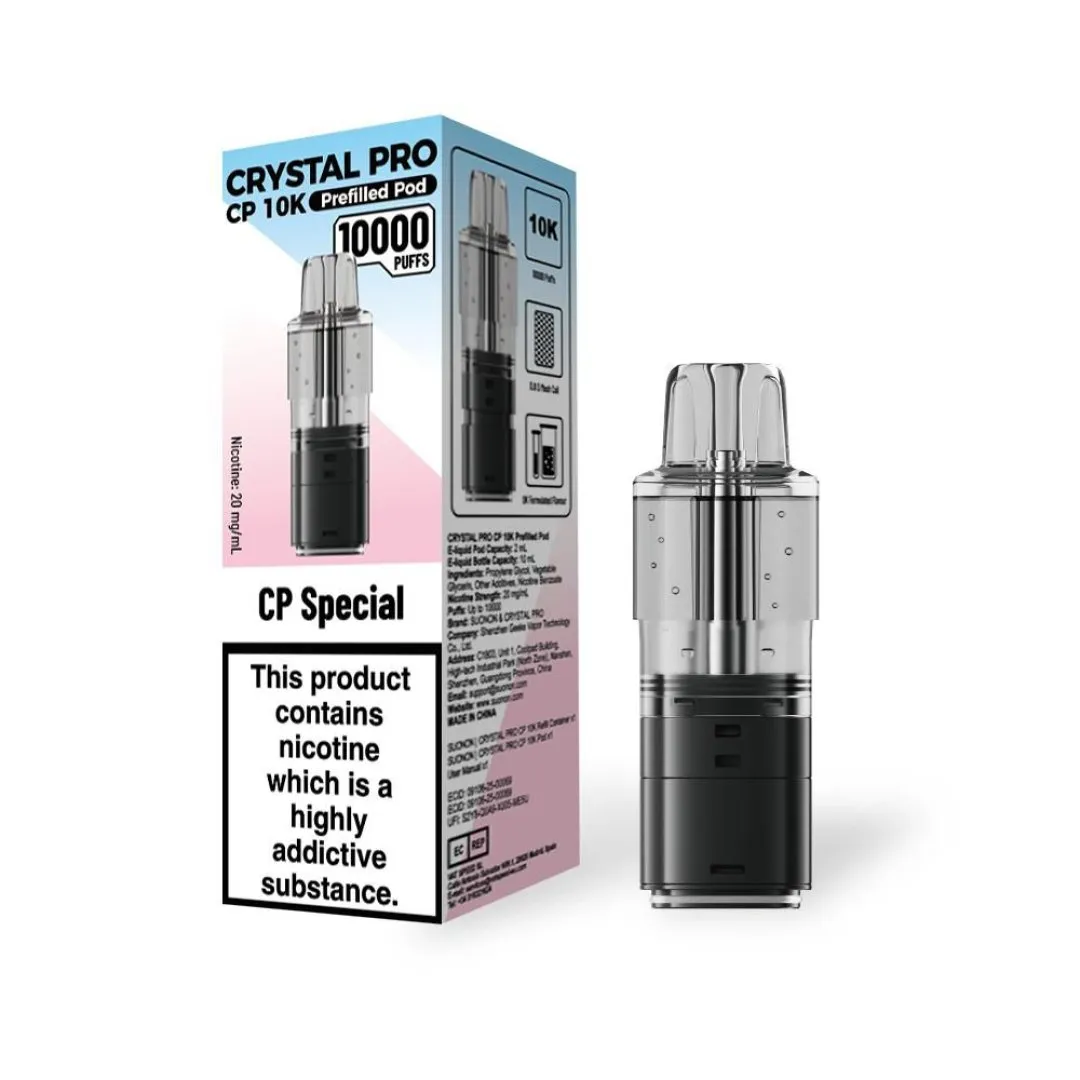 Buy Suonon Crystal Pro CP 10K Prefilled Pods | £5.01 - Vape Fair