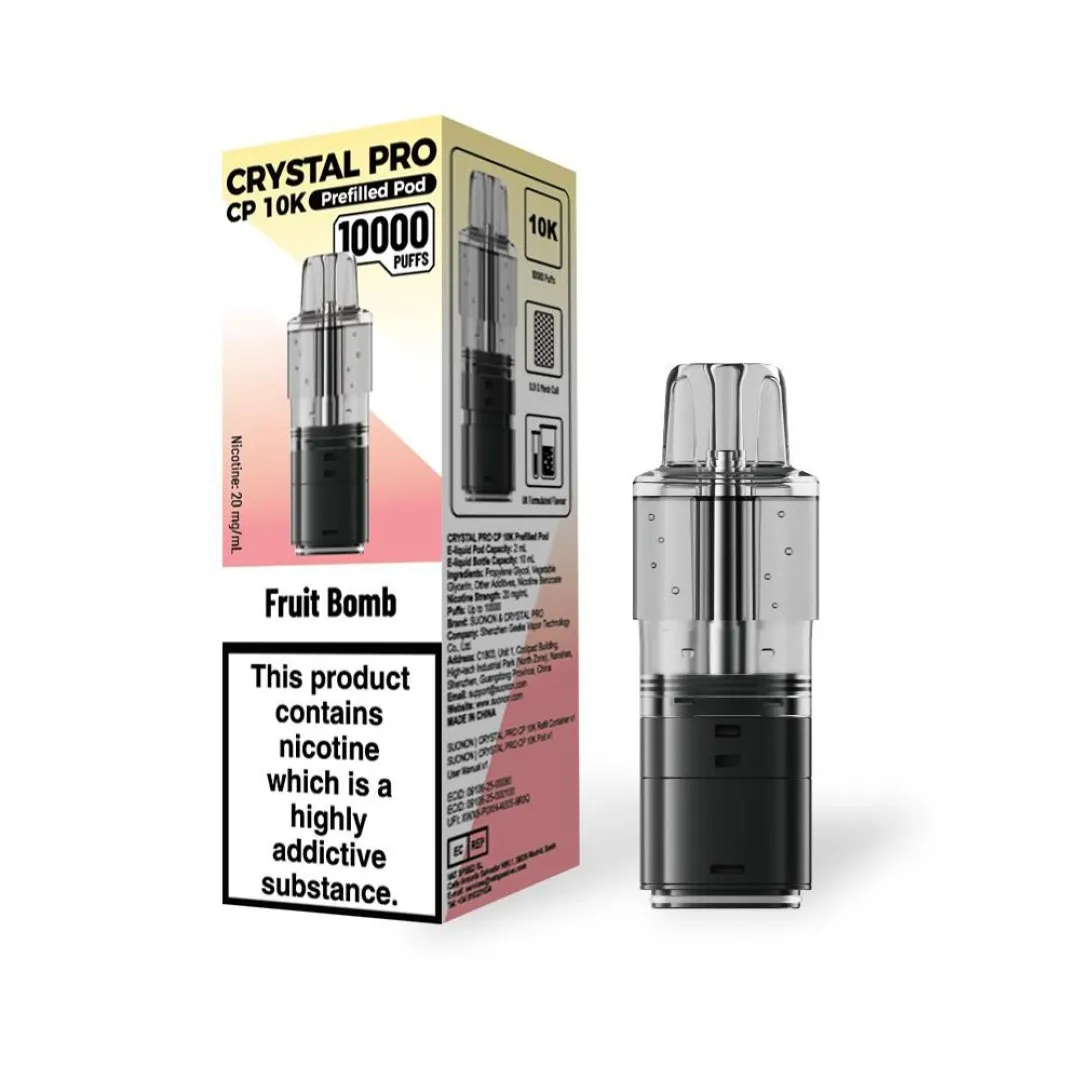 Buy Suonon Crystal Pro CP 10K Prefilled Pods | £5.01 - Vape Fair
