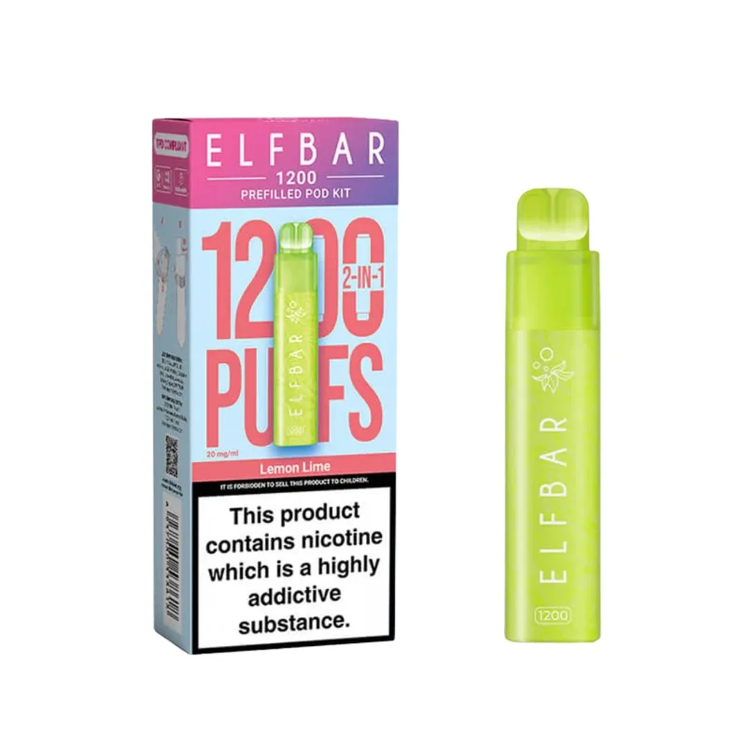 Buy Elf Bar 1200 2-in-1 Vape Kit | £5.99 - Vape Fair