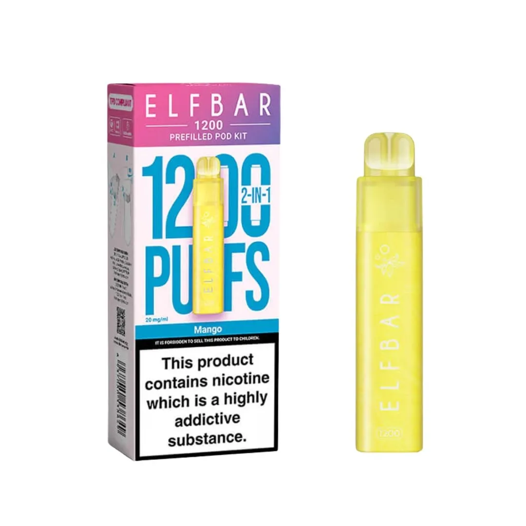 Buy Elf Bar 1200 2-in-1 Vape Kit | £5.99 - Vape Fair