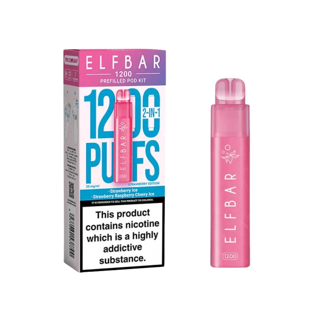 Buy Elf Bar 1200 2-in-1 Vape Kit | £5.99 - Vape Fair