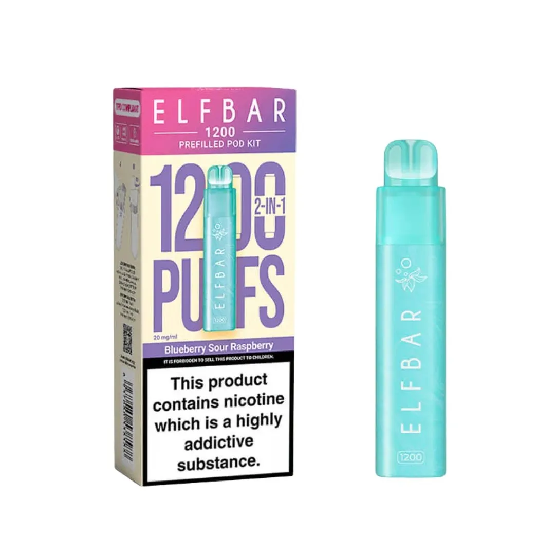 Buy Elf Bar 1200 2-in-1 Vape Kit | £5.99 - Vape Fair