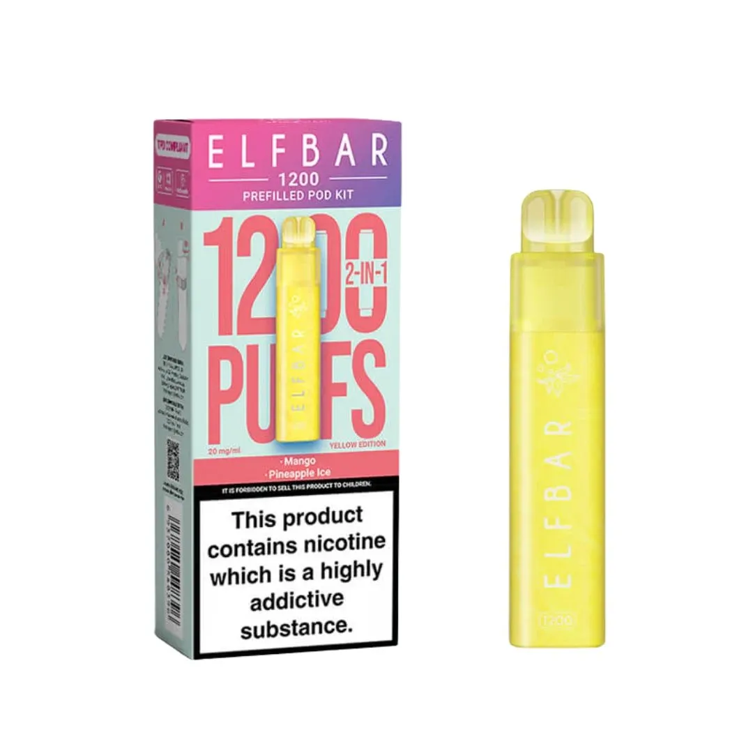 Buy Elf Bar 1200 2-in-1 Vape Kit | £5.99 - Vape Fair
