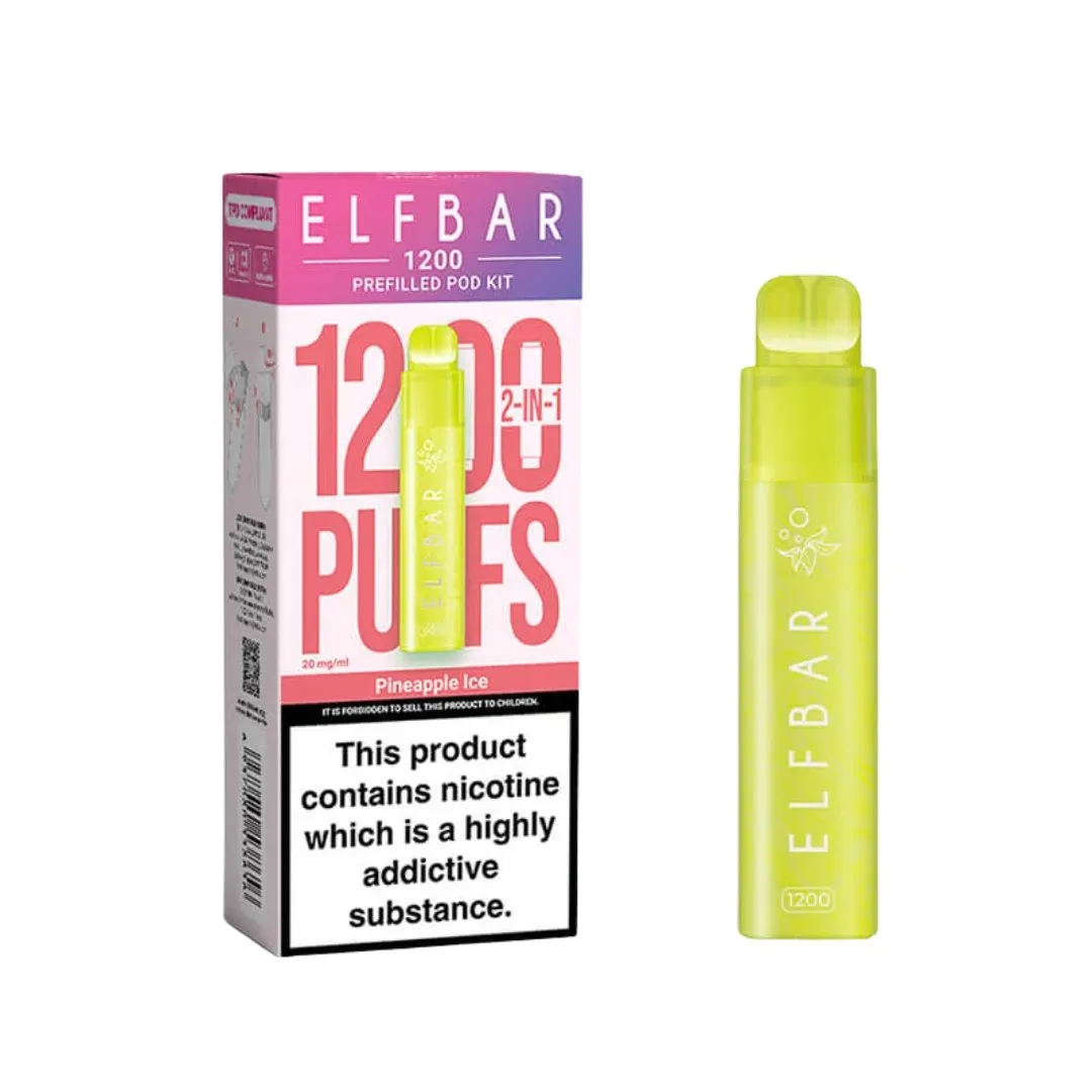 Buy Elf Bar 1200 2-in-1 Vape Kit | £5.99 - Vape Fair