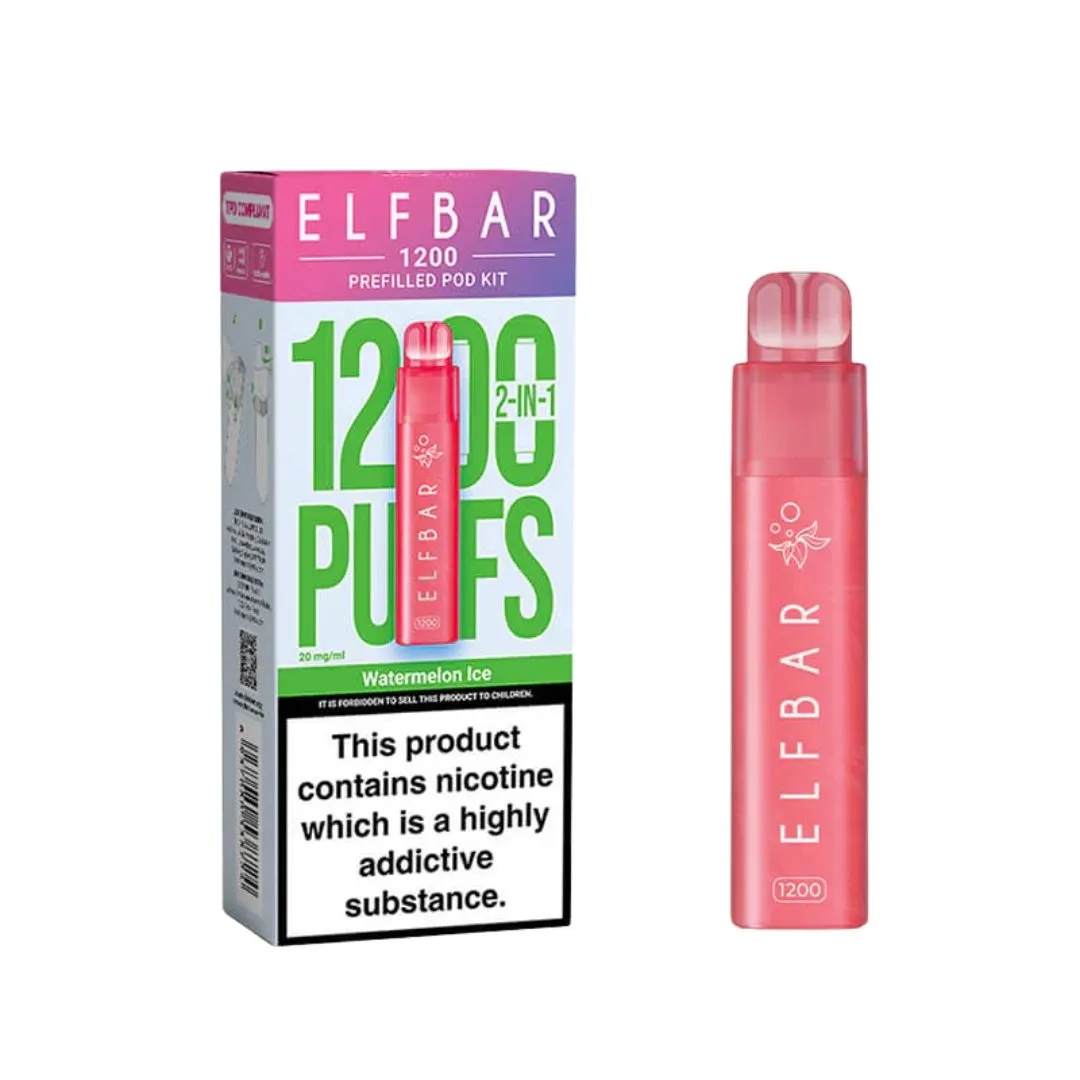 Buy Elf Bar 1200 2-in-1 Vape Kit | £5.99 - Vape Fair