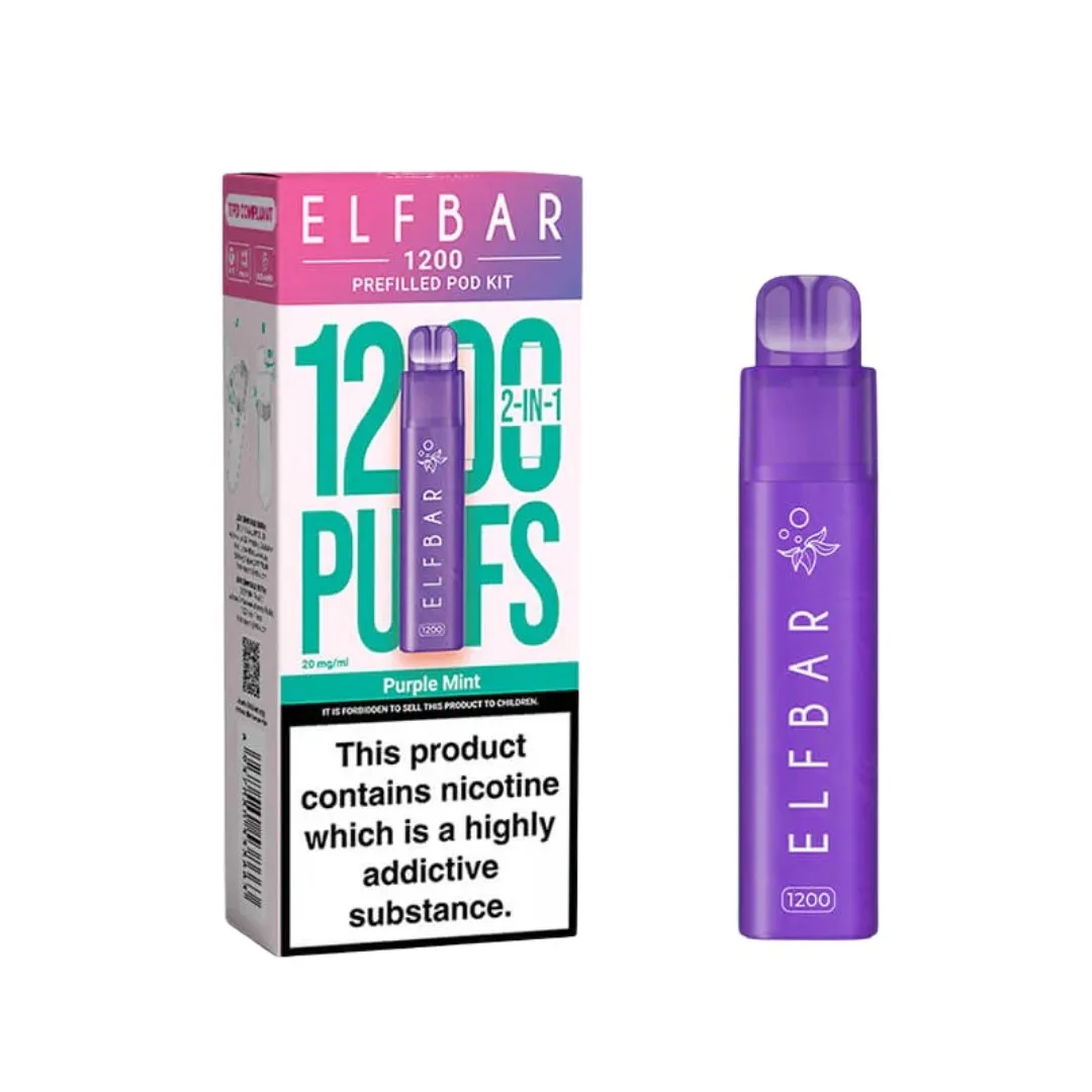 Buy Elf Bar 1200 2-in-1 Vape Kit | £5.99 - Vape Fair