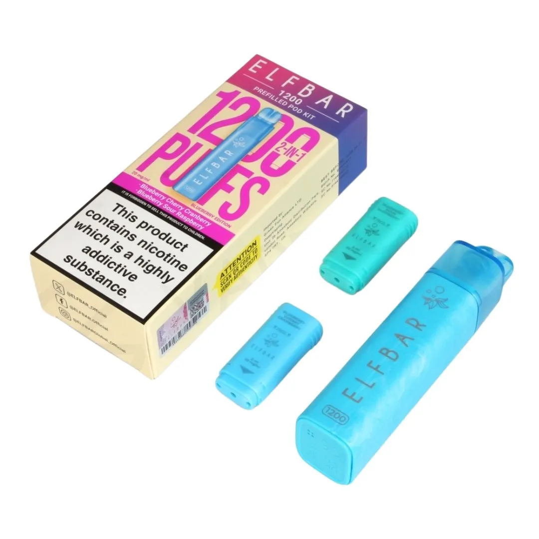 Elf Bar 1200 2-in-1 Prefilled Pod Vape Kit