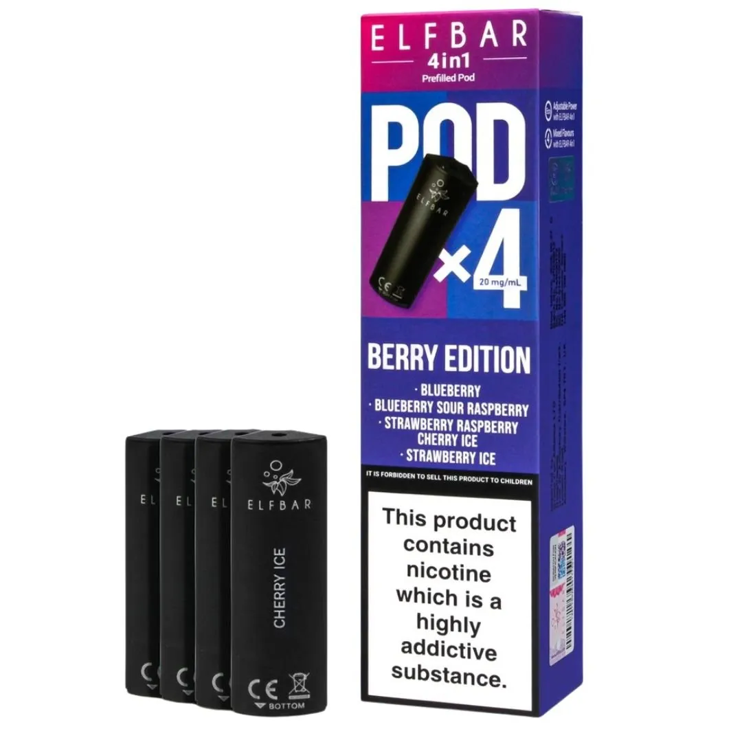 Buy Elf Bar 4-in-1 Prefilled Pods | £5.25 - Vape Fair