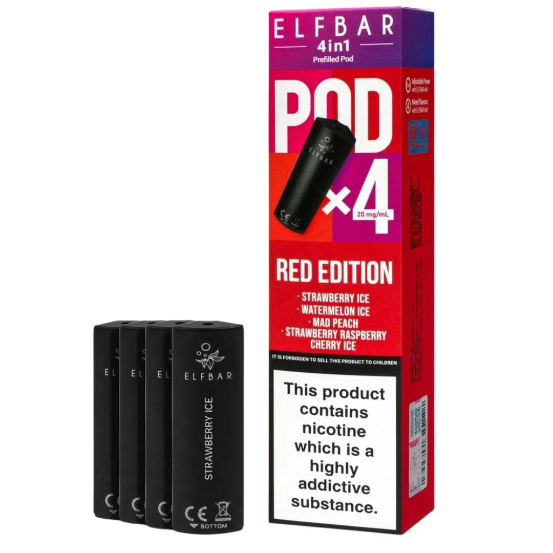 Buy Elf Bar 4-in-1 Prefilled Pods | £5.25 - Vape Fair
