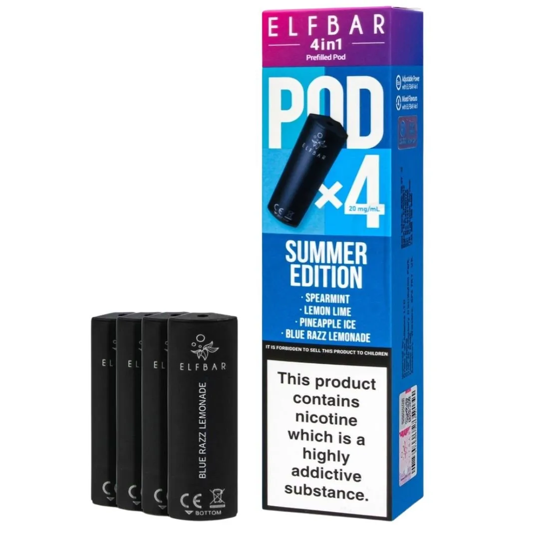 Buy Elf Bar 4-in-1 Prefilled Pods | £5.25 - Vape Fair