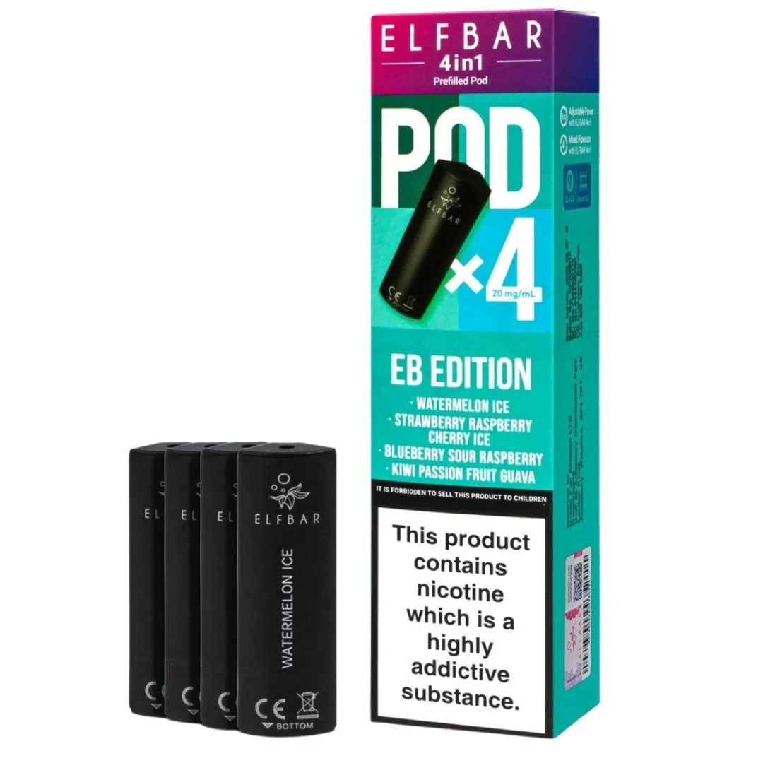 Buy Elf Bar 4-in-1 Prefilled Pods | £5.25 - Vape Fair
