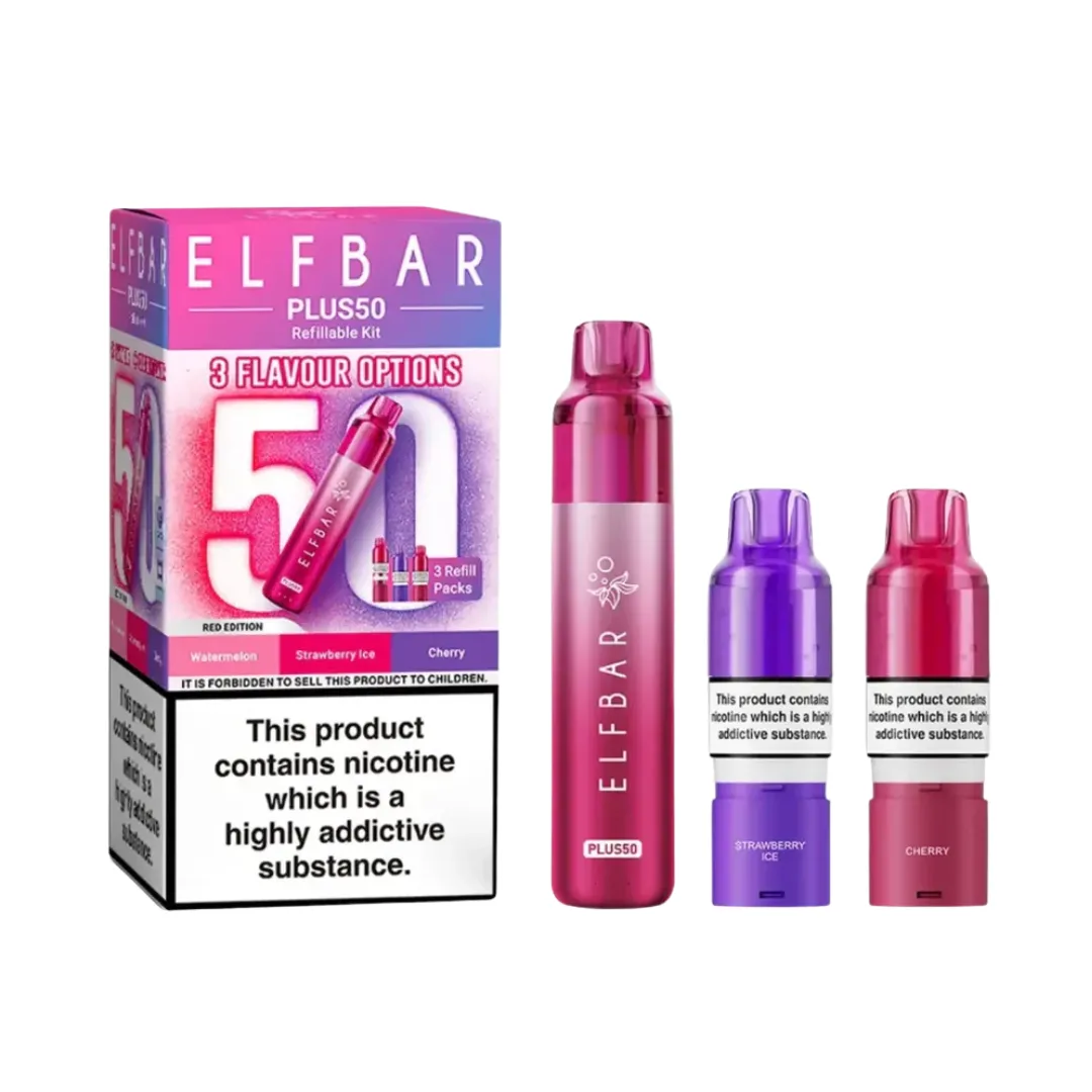 Buy Elf Bar Plus 50K Prefilled Pod Kit | £11.79 - Vape Fair