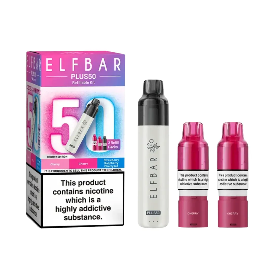 Buy Elf Bar Plus 50K Prefilled Pod Kit | £11.79 - Vape Fair