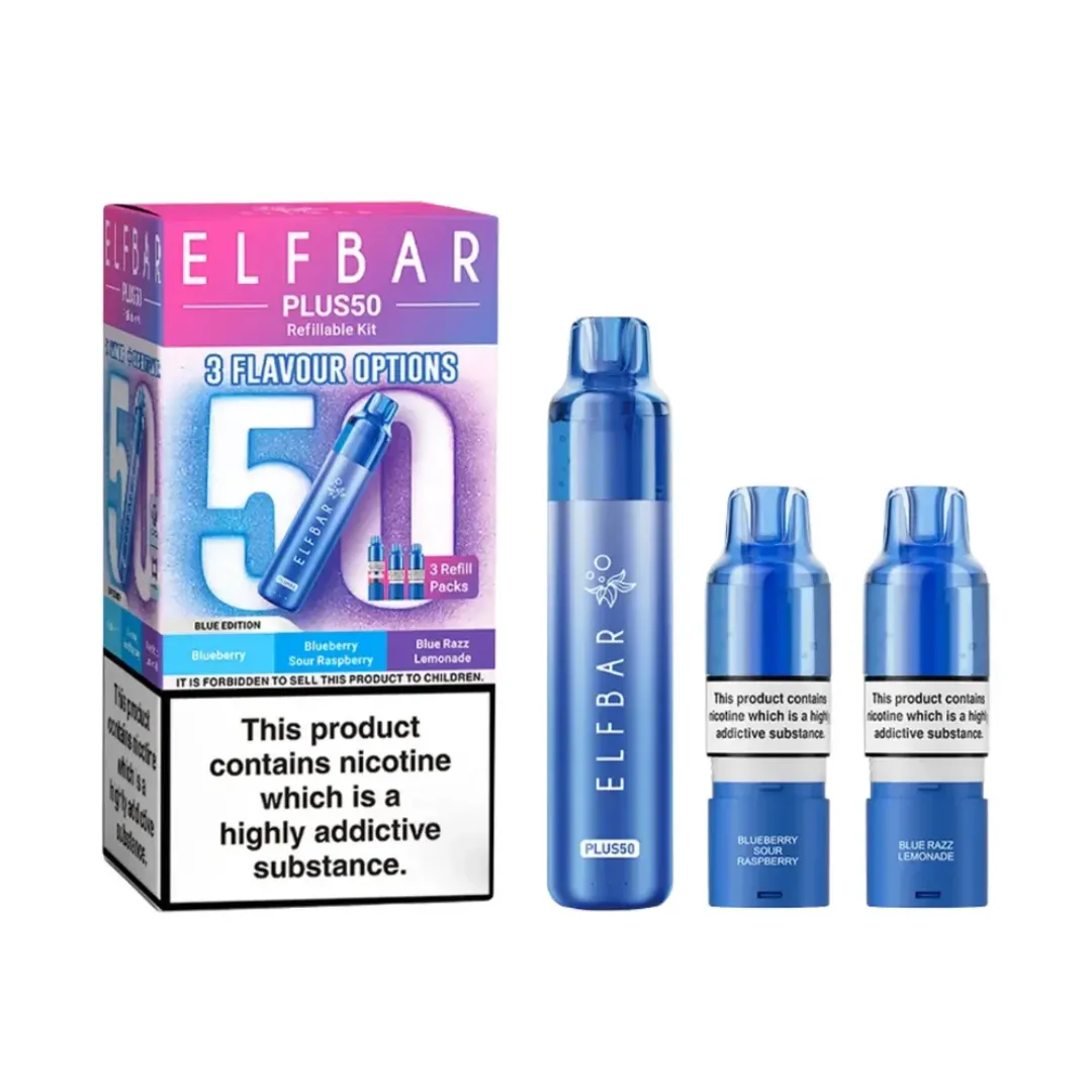 Buy Elf Bar Plus 50K Prefilled Pod Kit | £11.79 - Vape Fair