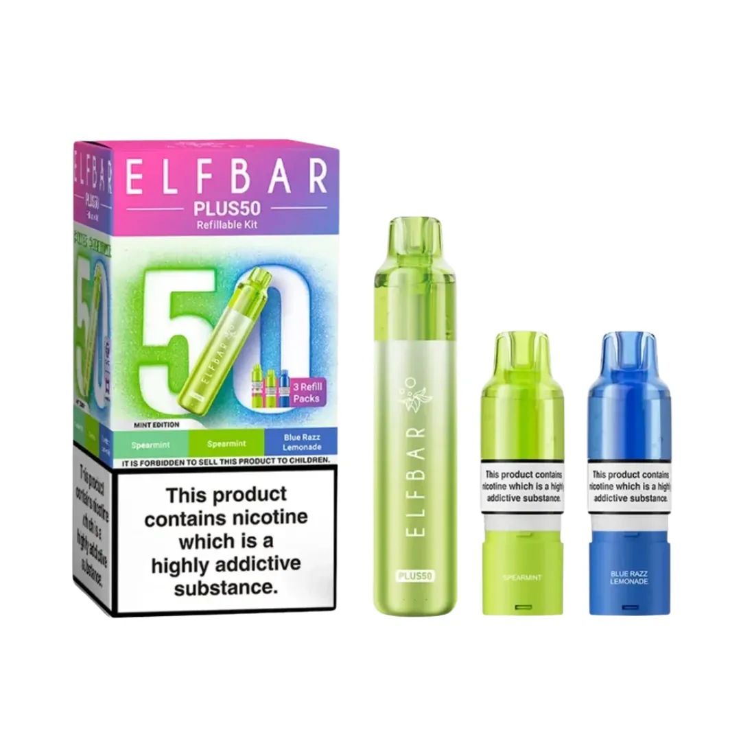 Buy Elf Bar Plus 50K Prefilled Pod Kit | £11.79 - Vape Fair