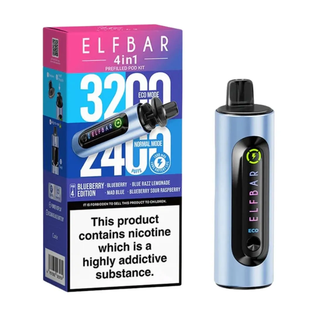 Buy ElfBar 4-in-1 Prefilled Vape Kit | £7.30 - Vape Fair