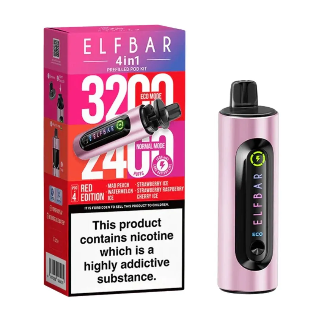 Buy ElfBar 4-in-1 Prefilled Vape Kit | £7.30 - Vape Fair