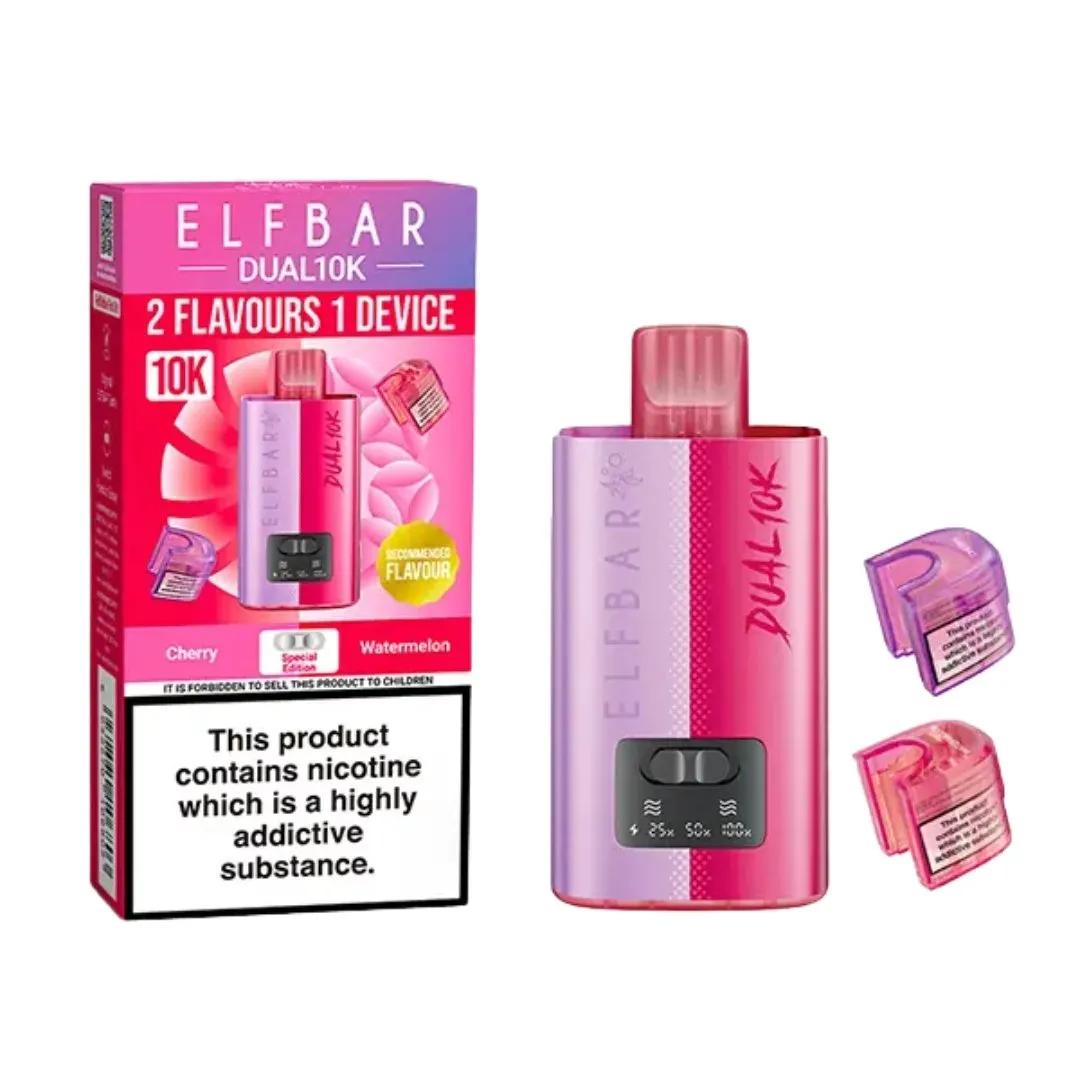 Buy ELFBAR Dual 10000 Puffs Prefilled Vape | £9.29 - Vape Fair