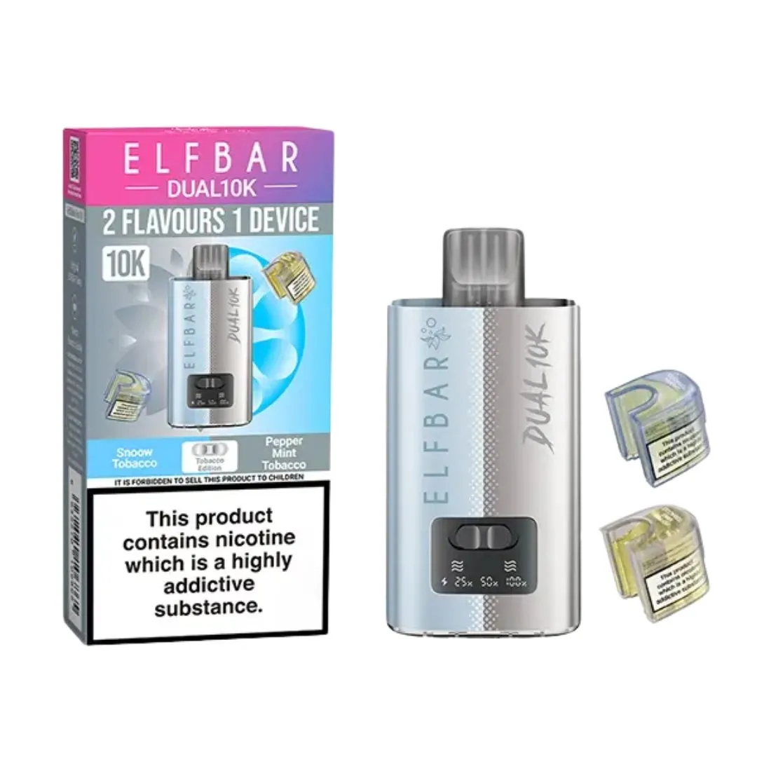 Buy ELFBAR Dual 10000 Puffs Prefilled Vape | £9.29 - Vape Fair