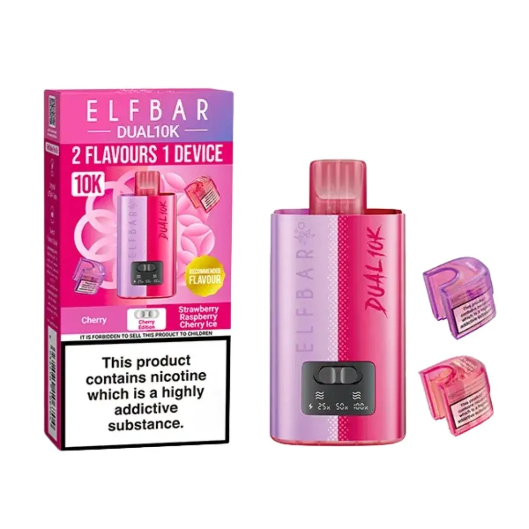 Buy ELFBAR Dual 10000 Puffs Prefilled Vape | £9.29 - Vape Fair
