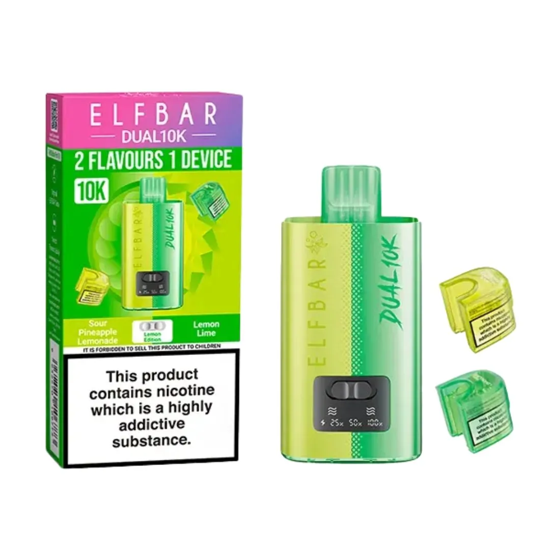 Buy ELFBAR Dual 10000 Puffs Prefilled Vape | £9.29 - Vape Fair